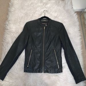 Leather express jacket